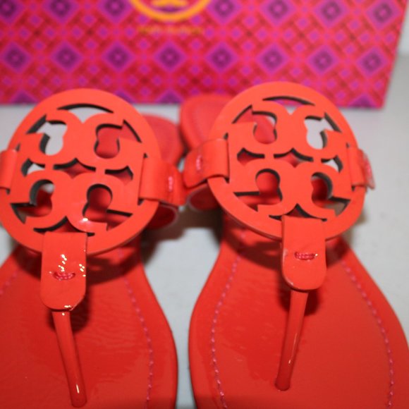 TORY BURCH MILLER NAPLAK SANDALS FLIP FLOPS SAMBA - Picture 6 of 8